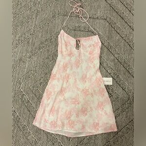 NWT Cotton Candy LA Spaghetti Strap Sundress White and Pink size medium